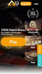 Temple Nile casino website