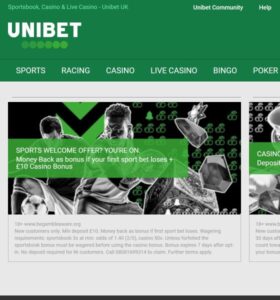 Unibet casino website