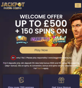 Jackpot Mobile Casino casino website
