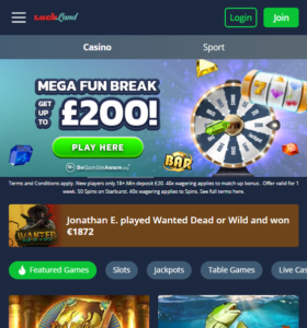 Luckland casino website
