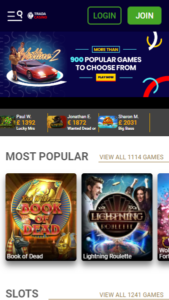 TradaCasino casino website